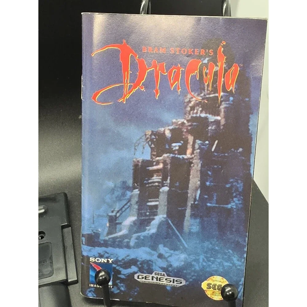 Bram Stoker's Dracula Genesis CIB W/ Manual Cleaned Tested Video Store Sticker